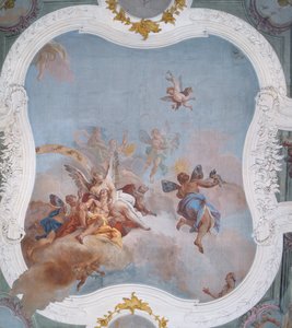 Escena Mitológica con el Zodiaco