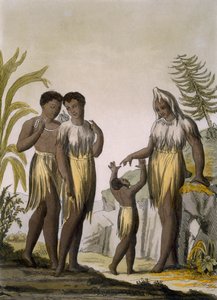 Nativos de Cazegut, África Occidental, c.1820s-30s de Italian School
