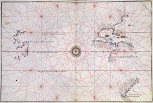 Carta Náutica del Océano Pacífico y América Central (imprimir) de Italian School