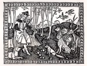 Orfeo tocando para los animales, 1500