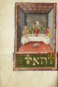 Página de un Machzor, Toscana, probablemente Florencia de Italian School