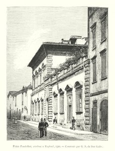 Palacio Pandolfini, atribuido a Rafael de Italian School
