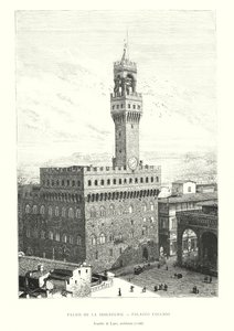 Palais de la Seigneurie, Palazzo Vecchio, Arnolfo di Lapo, arquitecto de Italian School