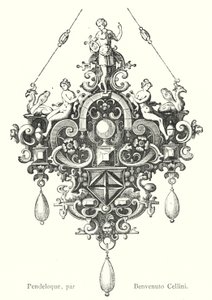 Pendiente, por Benvenuto Cellini de Italian School