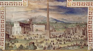 Piazza del Popolo, Roma de Italian School