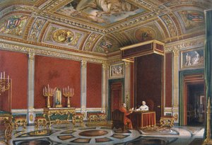 Pío IX en la Sala de Audiencias Papal en el Quirinal