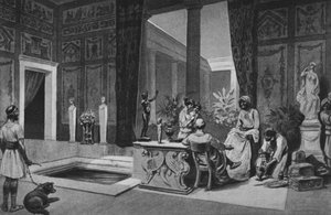 Pompeya: Casa de Meleagro de Italian School