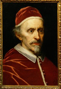 El Papa Inocencio XI, nacido Benedetto Odescalchi ... (pintura sobre lienzo) de Italian School
