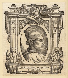 Retrato de Bartolomeo della Gatta, pintor, iluminador y arquitecto italiano (florentino) de Italian School