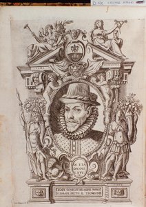 Retrato de Cesare Negri llamado Il Trombone (1536-1604), un bailarín italiano de Italian School