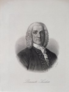Retrato de Domenico Scarlatti (1686-1757) de Italian School