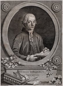 Retrato del físico, matemático y teórico musical Giordano (Jordan) Riccati (1709-1790)