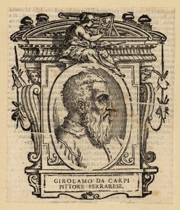 Retrato de Girolamo Da Carpi, pintor y decorador italiano que trabajó en la Corte de la Casa de Este en Ferrara de Italian School