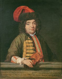 Retrato de Philippe Emmanuel de Coulanges vestido para el carnaval, 1690