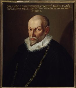 Retrato de Roland de Lassus (1532-1594) compositor flamenco