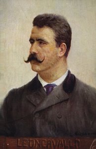 Retrato de Ruggero Leoncavallo de Italian School