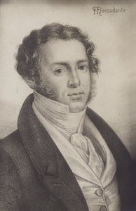 Retrato de Saverio Mercadante de Italian School