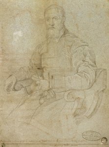 Retrato de Tiziano (Tiziano Vecellio) (c.1485-1576) Escuela Romana de Italian School