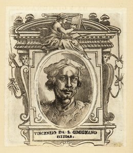 Retrato de Vincenzo Tamagni, pintor italiano del Renacimiento de Italian School
