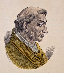 Retrato del Papa Benedicto III (benedetto, Benedict o Benedictus) (855-858) de Italian School