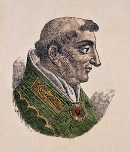 Retrato del Papa Benedicto IV (900-903) de Italian School