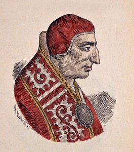 Retrato del Papa Benedicto VIII (1012-1024) de Italian School
