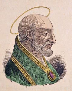 Retrato del Papa Cayo (293-296) de Italian School