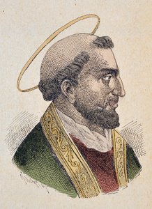 Retrato del Papa Evaristo (97-107) de Italian School