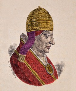 Retrato del Papa Inocencio III (1198-1216) de Italian School
