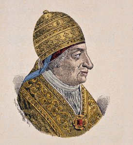 Retrato del Papa Inocencio VII (1404-1406) de Italian School