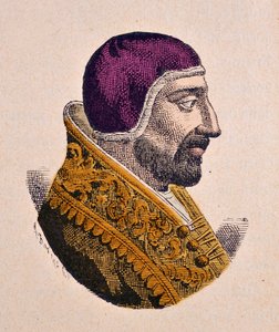 Retrato del Papa Inocencio VI (1352-1362) de Italian School