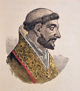 Retrato del Papa Juan XI (931-935) de Italian School