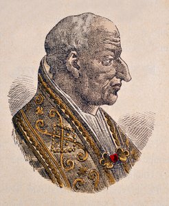 Retrato del Papa León III (795-816) de Italian School