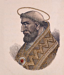 Retrato del Papa León II (682-683) de Italian School