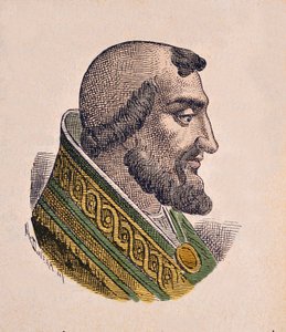 Retrato del Papa León IX (1049-1054) de Italian School