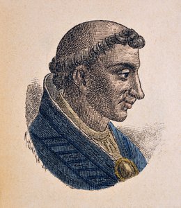 Retrato del Papa León V (903) de Italian School