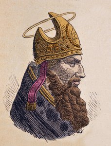 Retrato del Papa Marcos (335-336) de Italian School