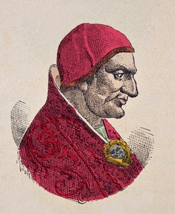 Retrato del Papa Sabiniano (604-606) de Italian School