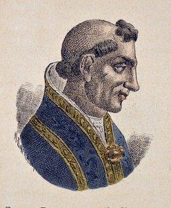 Retrato del Papa Sergio III (904-911)