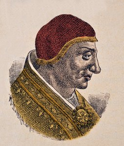Retrato del Papa Sergio II (844-847)