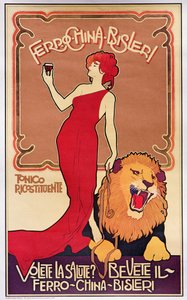 Cartel publicitario "Licor Bislieri" 1904 (litografía)