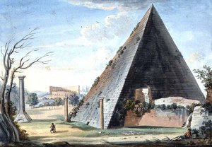 Tumba piramidal de Cayo Cestio de Italian School