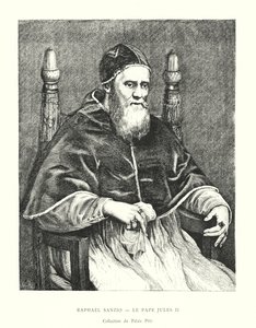 El Papa Julio II, Colección del Palacio Pitti (grabado)