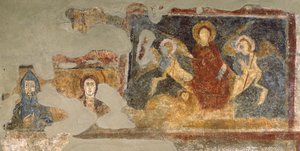 Restos de un fresco, Santa Maria Antiqua, Roma de Italian School