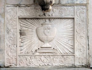 Representación del Santo Grial en la Catedral de Milán (Duomo di Milano) de Italian School