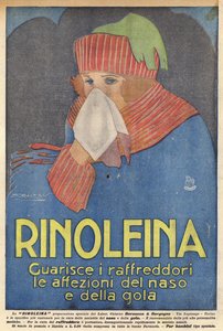 Rinolein (litografía en color) de Italian School
