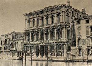 Residencia de Robert Browning en Venecia de Italian School