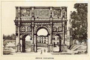 Roma: Arco de Constantino de Italian School
