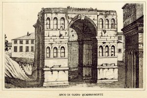 Roma: Arco Di Giano Quadrifronte