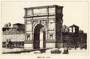 Roma: Arco de Tito de Italian School